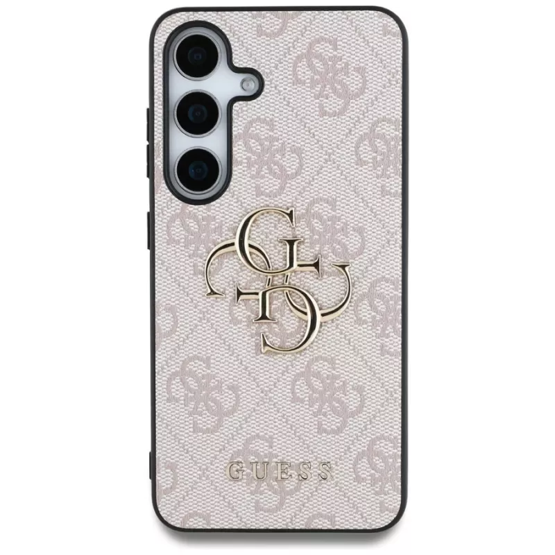 Guess Big 4G Logo Classic Logo Case para Samsung Galaxy S25+ (rosa)