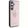 Capa traseira Guess Grained Big 4G Logo Small Classic Logo para Samsung Galaxy S25, rosa