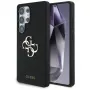 Guess Silicone Big 4G Logo Bottom Script Case para Samsung Galaxy S25 Ultra - preto