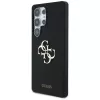 Guess Silicone Big 4G Logo Bottom Script Case para Samsung Galaxy S25 Ultra - preto