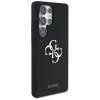 Guess Silicone Big 4G Logo Bottom Script Case para Samsung Galaxy S25 Ultra - preto