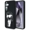 Karl Lagerfeld Silicone Graffiti Ikonik Printed Logo MagSafe Case para Samsung Galaxy S25 preto