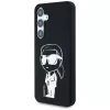 Karl Lagerfeld Silicone Graffiti Ikonik Printed Logo MagSafe Case para Samsung Galaxy S25 preto