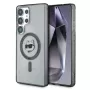 Karl Lagerfeld Button Choupette Head Printed Logo MagSafe Case para Samsung Galaxy S25 Ultra, preto