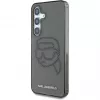 Karl Lagerfeld Capa Rhinestones Karl Head Logo para Samsung Galaxy S25 (preto)