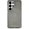 Karl Lagerfeld Capa Rhinestones Karl Head Logo para Samsung Galaxy S25 Ultra, preto