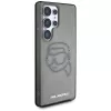 Karl Lagerfeld Capa Rhinestones Karl Head Logo para Samsung Galaxy S25 Ultra, preto