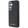 Karl Lagerfeld Capa MagSafe Saffiano FullWrapped Elongated Metal Logo para Samsung Galaxy S25, preto
