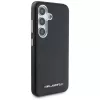 Karl Lagerfeld Capa MagSafe Saffiano FullWrapped Elongated Metal Logo para Samsung Galaxy S25, preto