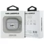 Karl Lagerfeld Capa Monogram Karl Head para AirPods 4 (prateado)