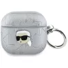 Karl Lagerfeld Capa Monogram Karl Head para AirPods 4 (prateado)