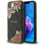 Guess Capa MagSafe 4G Flowers Print para iPhone 16e / 17e preto