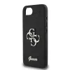 Guess Capa Fixed Glitter Big 4G para iPhone 16e (preto)