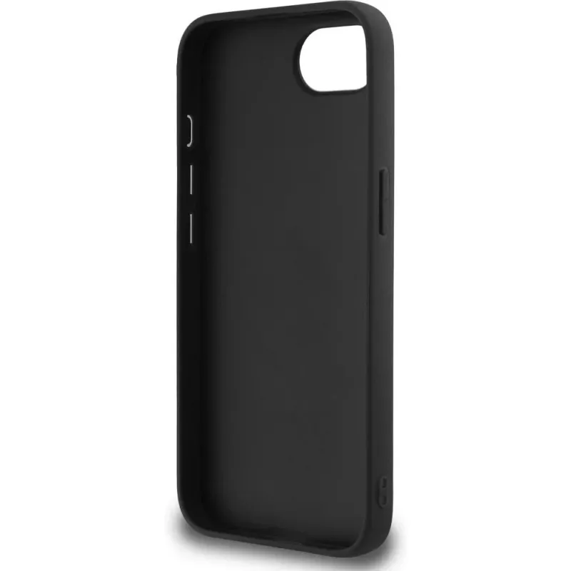 Guess Capa Fixed Glitter Big 4G para iPhone 16e (preto)