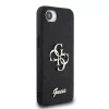 Guess Capa Fixed Glitter Big 4G para iPhone 16e (preto)