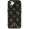 Guess Capa MagSafe Peony Script Logo para Apple iPhone 16e / 17e, preto