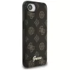 Guess Capa MagSafe Peony Script Logo para Apple iPhone 16e / 17e, preto