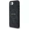 Guess Capa MagSafe 4G Ring Classic Logo para iPhone 16e (preto)