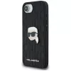 Karl Lagerfeld Capa Monogram Karl Head Pin para iPhone 16e / 17e, preto