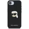 Karl Lagerfeld Capa Monogram Karl Head Pin para iPhone 16e / 17e, preto