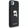 Karl Lagerfeld Capa Monogram Karl Head Pin para iPhone 16e / 17e, preto