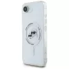 KARL LAGERFELD Capa MagSafe IML Metal Karl & Choupette Heads para iPhone 16e/17e branco