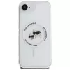 KARL LAGERFELD Capa MagSafe IML Metal Karl & Choupette Heads para iPhone 16e/17e branco