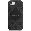 Guess Capa MagSafe 4G Circle Classic Logo para iPhone 16e - preto