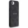 Guess Capa MagSafe 4G Circle Classic Logo para iPhone 16e - preto