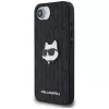 KARL LAGERFELD Capa Monogram Choupette Head Pin para iPhone 16e / 17e preto