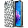 Capa KARL LAGERFELD IML Repeat Logo para Apple iPhone 16e / 17e - prateado