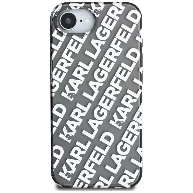 Capa KARL LAGERFELD IML Repeat Logo para Apple iPhone 16e / 17e - prateado