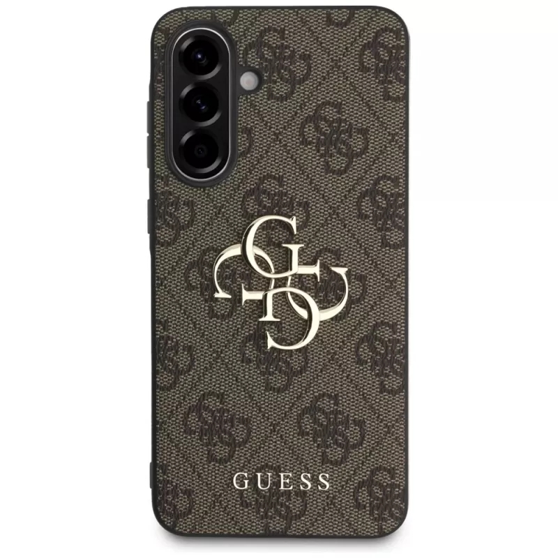 Capa Guess Big 4G Logo Classic Logo para Samsung Galaxy A56 5G (castanho)