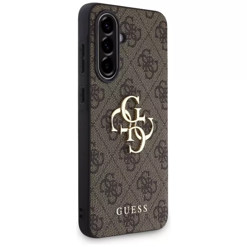 Capa Guess Big 4G Logo Classic Logo para Samsung Galaxy A56 5G (castanho)