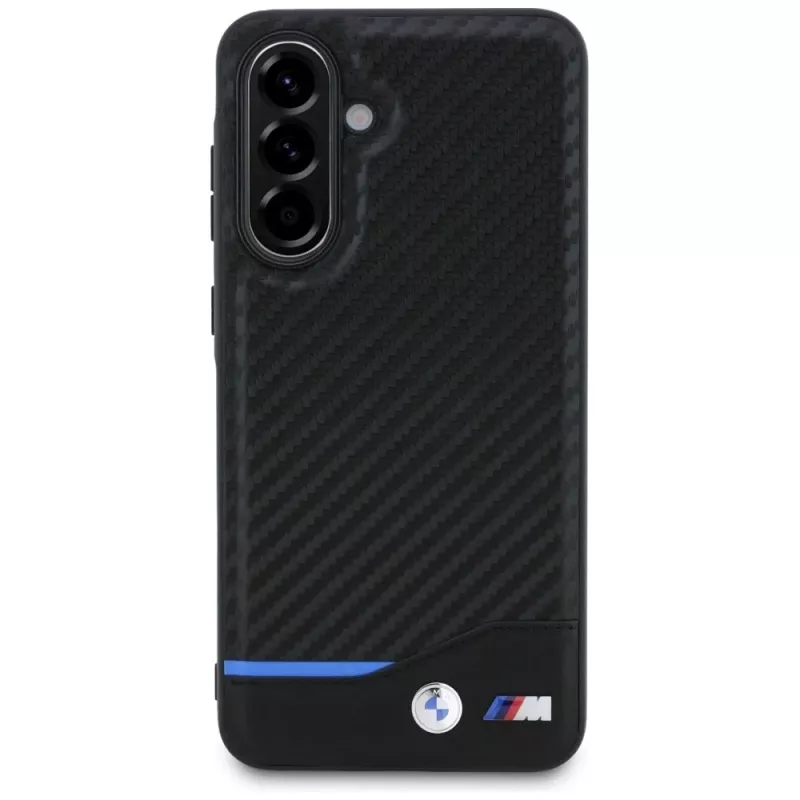 Capa BMW M Carbon para Samsung Galaxy A56, preto