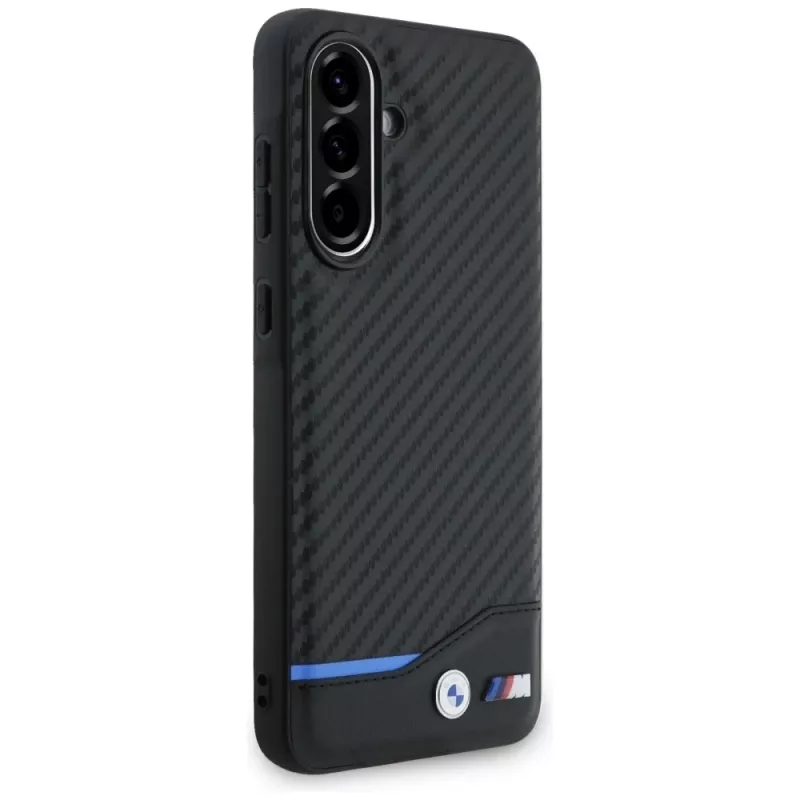 Capa BMW M Carbon para Samsung Galaxy A56, preto