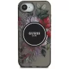 Capa MagSafe Guess IML Flowers para iPhone 16e (preto)