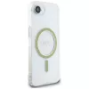 Capa MagSafe Guess IML Glitter Circle para iPhone 16e (transparente)