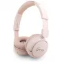Auscultadores Bluetooth 5.3 sem fios on-ear Guess Metal Logo Script (rosa)