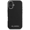 Karl Lagerfeld FW Stamped Karl capa MagSafe para iPhone 16, preta