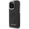 Capa MagSafe Karl Lagerfeld Initial & Metal Logo para iPhone 16 Pro, preto
