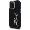 Capa KARL LAGERFELD FW Jeans Signature Logo para iPhone 16 Pro Max, preto