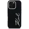 Capa KARL LAGERFELD FW Jeans Signature Logo para iPhone 16 Pro Max, preto