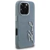Capa KARL LAGERFELD FW Jeans Signature Logo para iPhone 16 Pro Max, azul