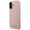 Capa MagSafe KARL LAGERFELD Stamped Karl para iPhone 16, rosa