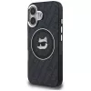 Capa MagSafe Karl Lagerfeld IML Choupette Head Logo para iPhone 16, preto