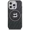 Capa MagSafe Karl Lagerfeld IML Choupette Head Logo para iPhone 16 Pro, preto