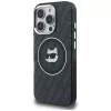 Capa MagSafe KARL LAGERFELD IML Choupette Head Logo para Apple iPhone 16 Pro Max, preto