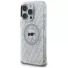 Capa MagSafe KARL LAGERFELD IML Karl Head Logo para Apple iPhone 16 Pro Max - cinzento