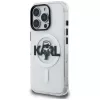 Capa MagSafe KARL LAGERFELD IML Karl Sketch Logo para Apple iPhone 16 Pro, transparente